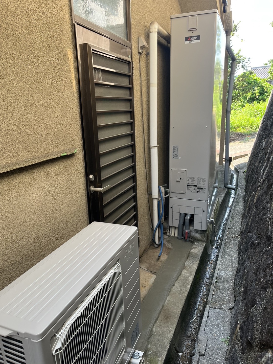 福山市瀬戸町　エコキュート取替工事