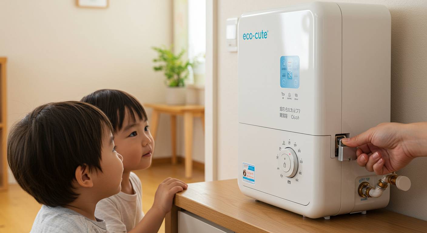 子どもの好奇心から守る!エコキュートの安全ロック機能の重要性