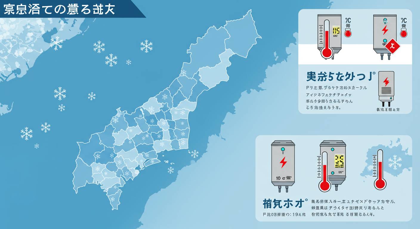 【福山市民必読】地域別・給湯器凍結リスクと対策マップ公開