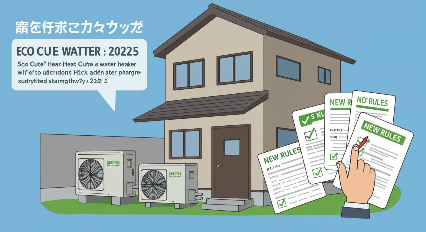 2025年から変わる！エコキュート補助金申請の新ルール