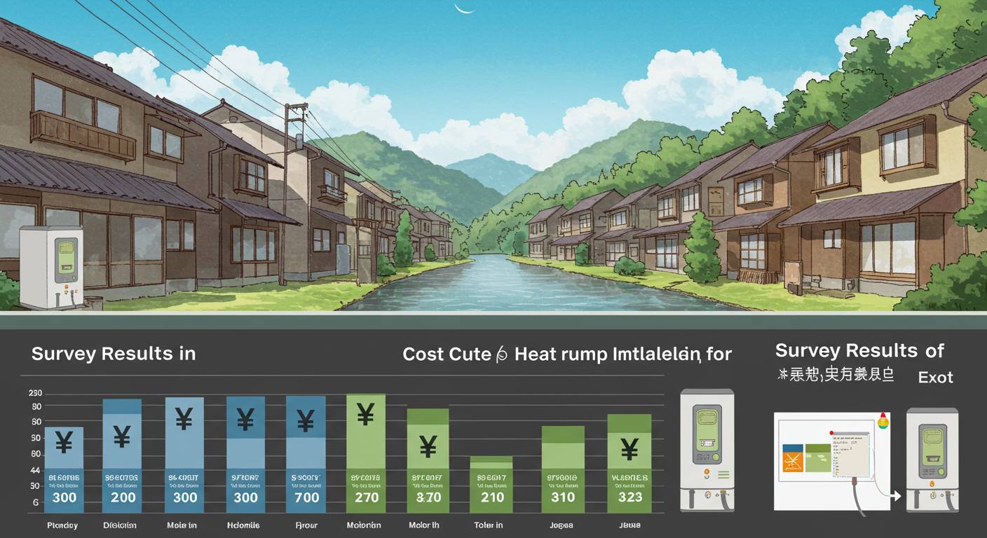 福山市在住20家庭のエコキュート導入費用調査結果