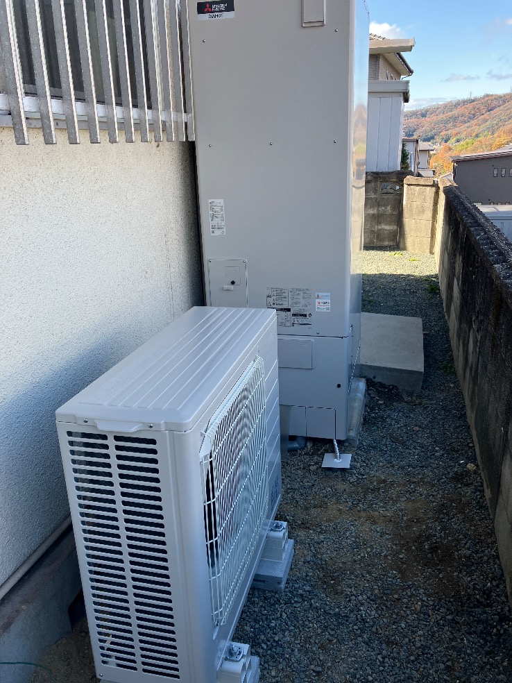 福山市青葉台　エコキュート取替工事