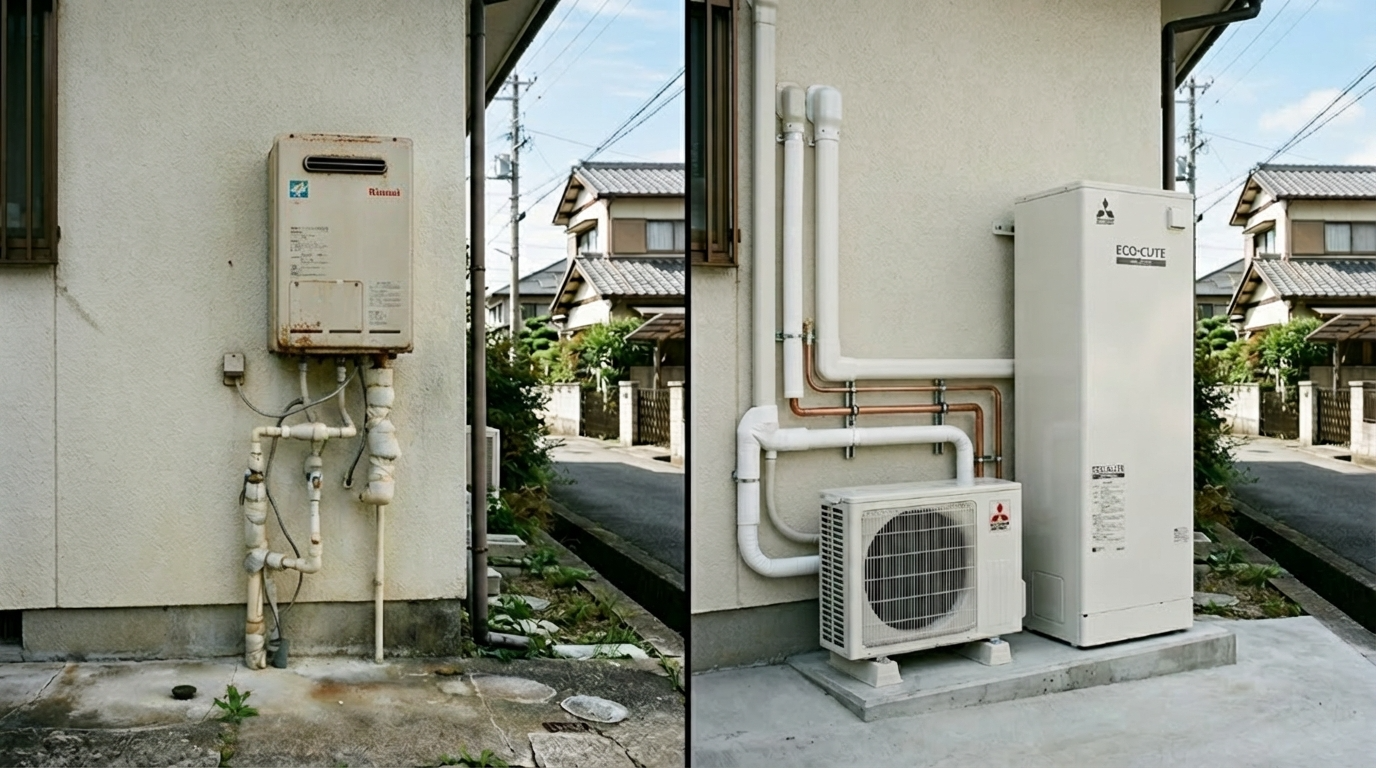 福山市で給湯器交換！劇的BeforeAfterを大公開