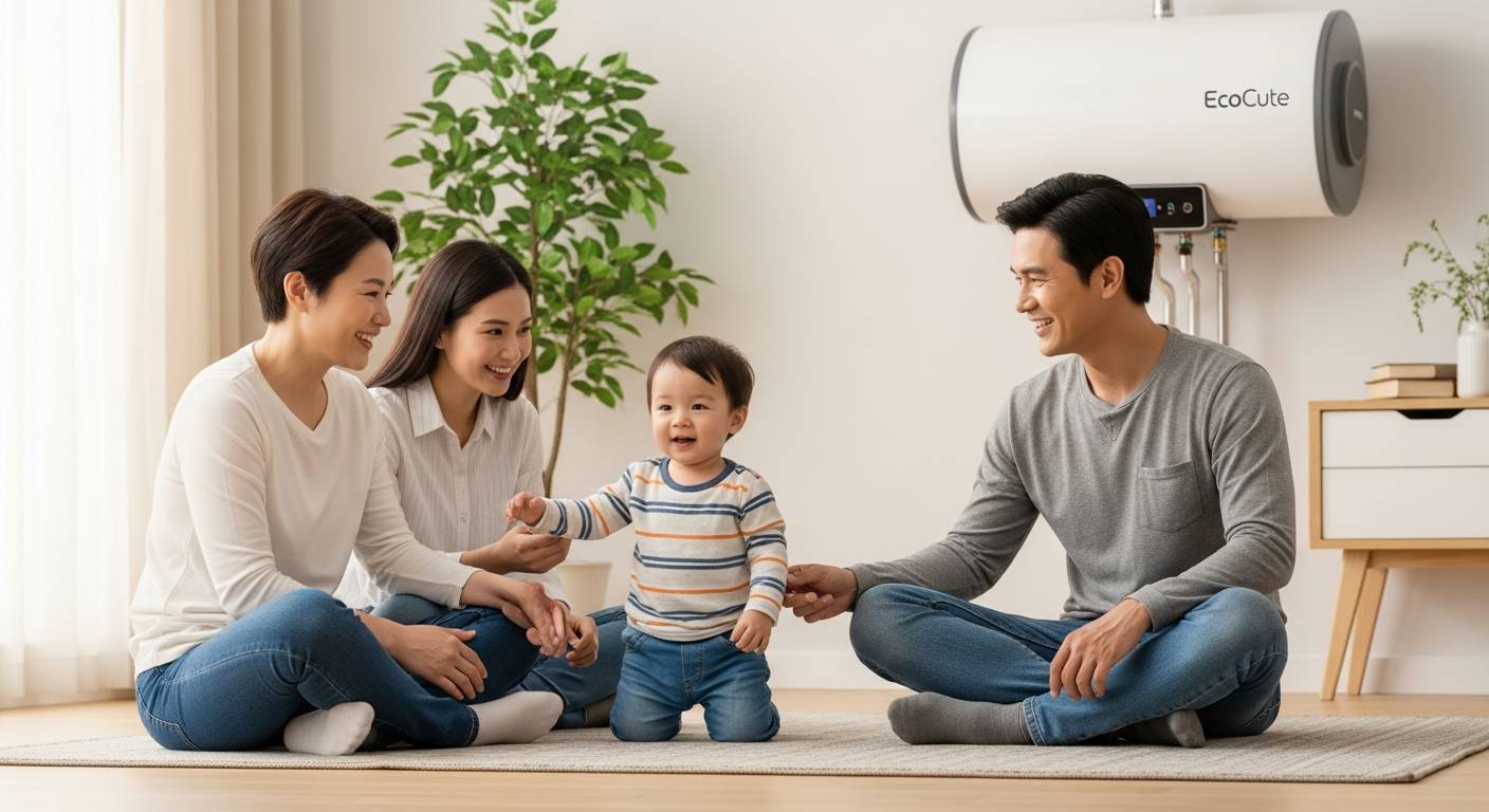2026年最新の補助金でエコキュートをお得に！子育て世帯が重視すべき安全性