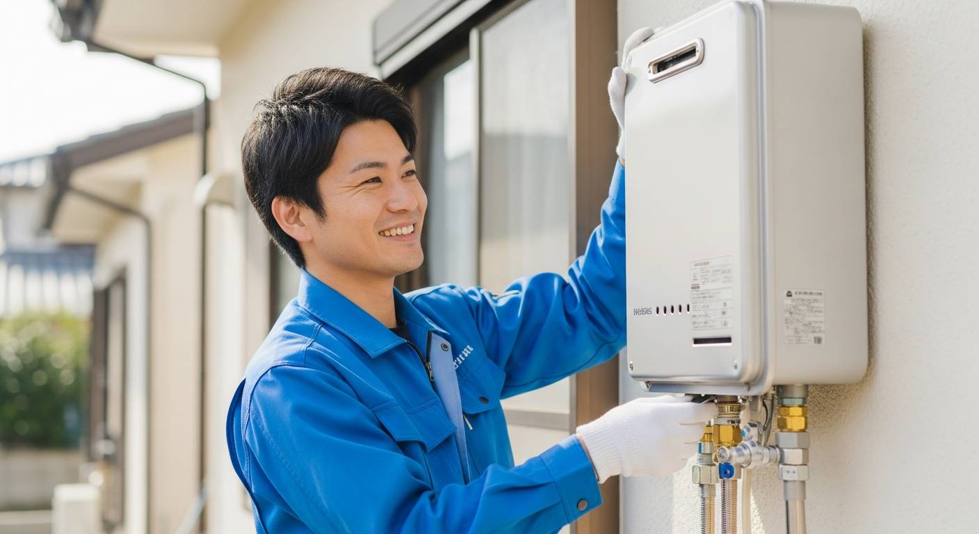 福山市で選ばれる地域密着給湯器専門店の安心交換事例