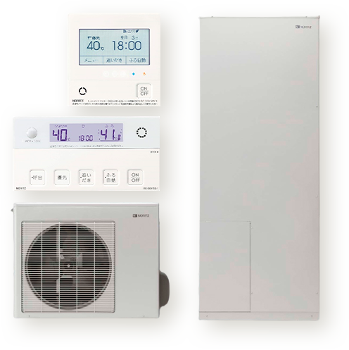 24号 フルオートタイプ（貯湯ユニットSH-GTC2420A-2BL、ヒートポンプユニットHP-2020BL、リモコンRC-G057PEW）