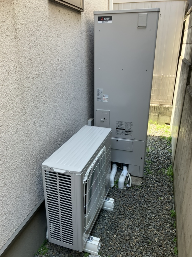 福山市山手町　エコキュート取替工事