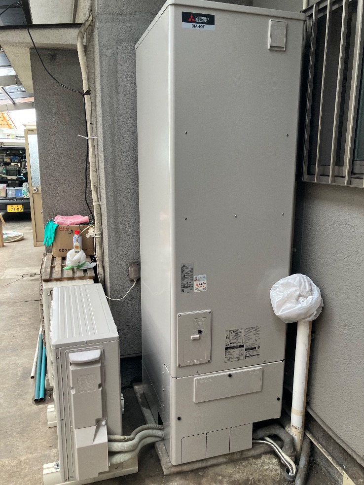 福山市東深津町　エコキュート取替工事