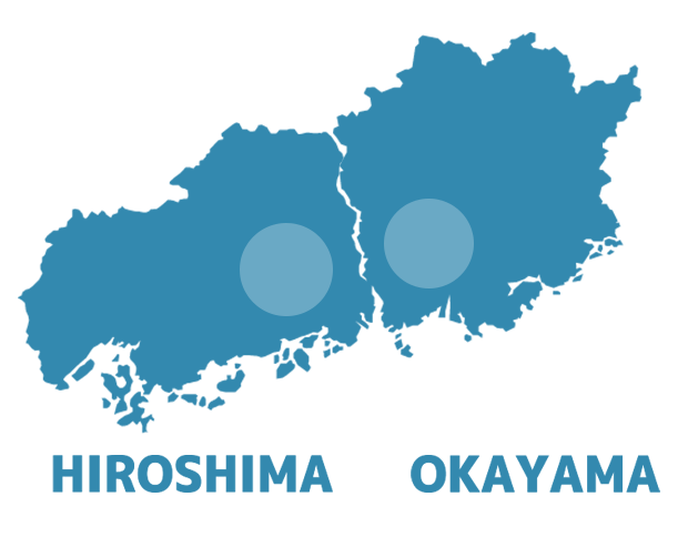 >福山市を拠点に、府中市・井原市