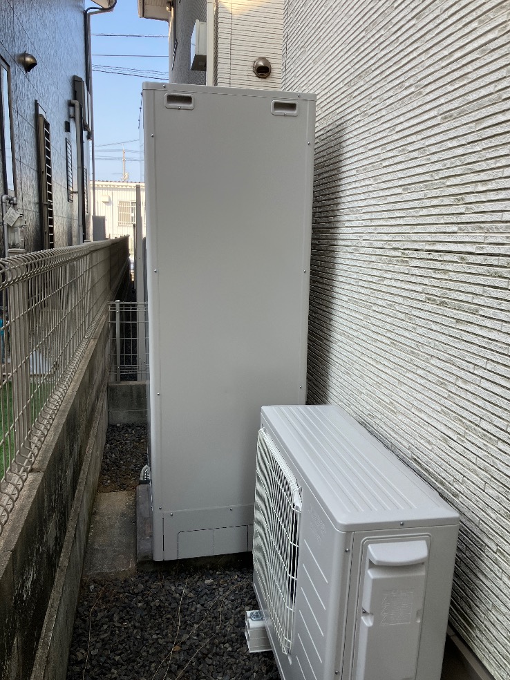 福山市西新涯町　エコキュート取替工事