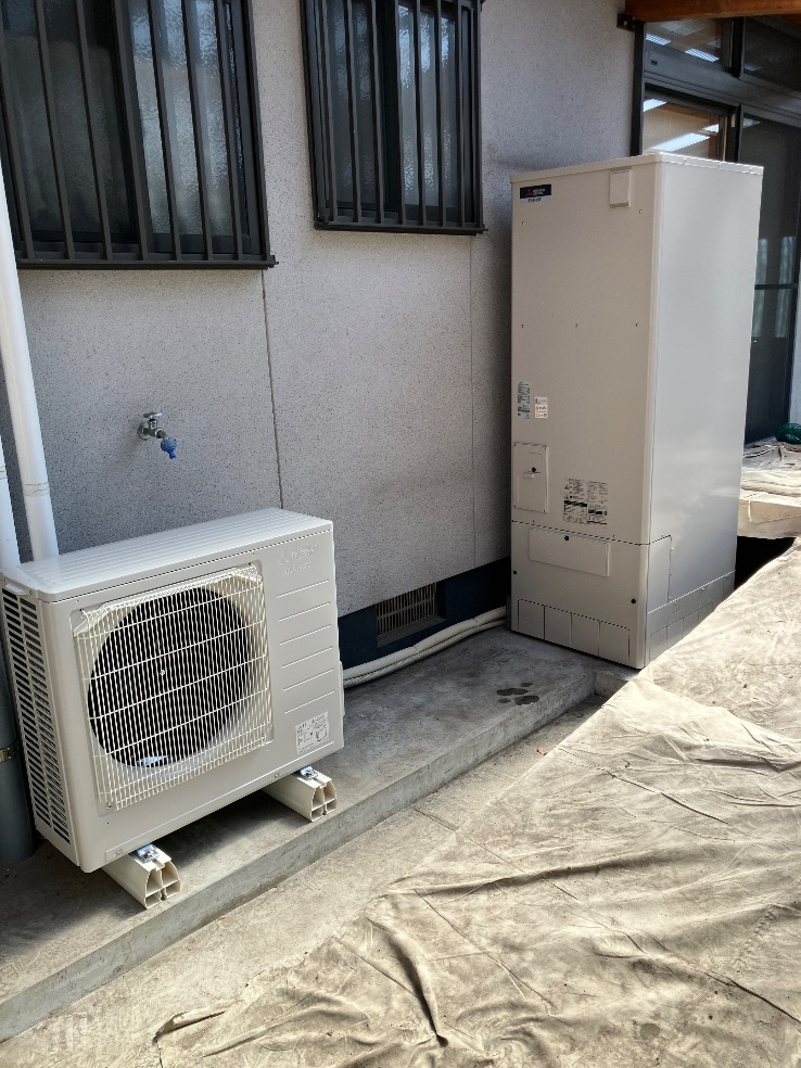 福山市春日町　エコキュート取替工事