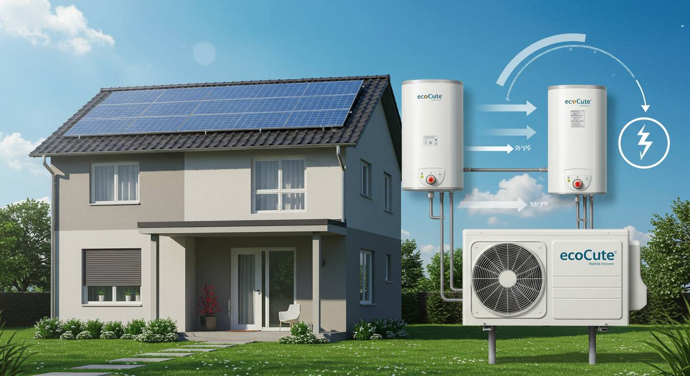 エコキュート×太陽光発電で実現！電気代ゼロへの挑戦