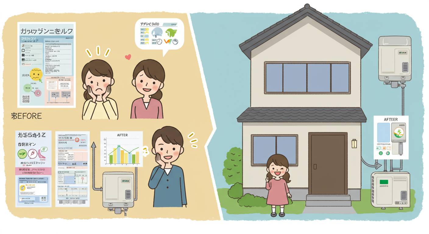 福山市在住者が語る！エコキュート導入で変わった我が家の光熱費