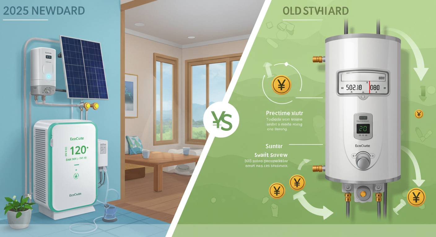 【2025年夏】エコキュート電気代節約の新常識と旧常識
