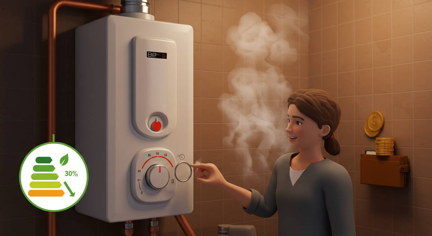 ガス給湯器のランニングコストを30%削減する使い方