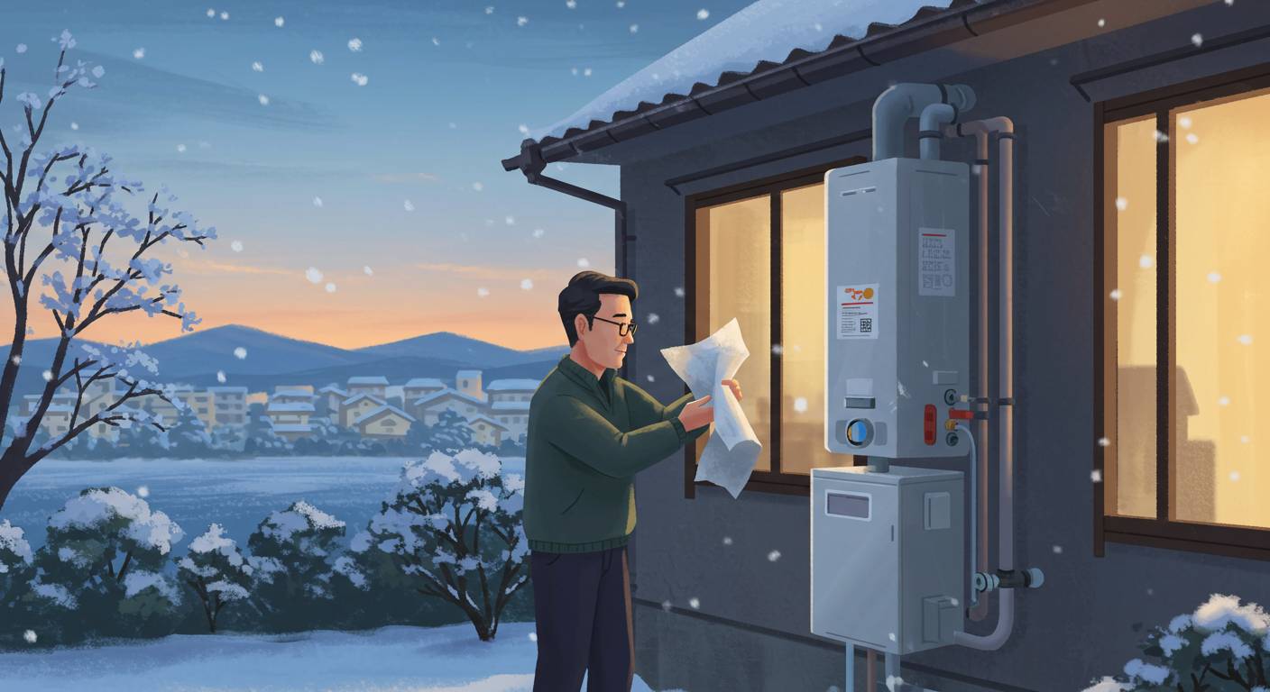 福山在住15年が伝授！給湯器凍結防止で冬を乗り切る極意