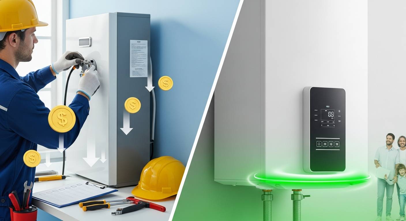 給湯器の定期点検がもたらす節約効果と安全性の向上