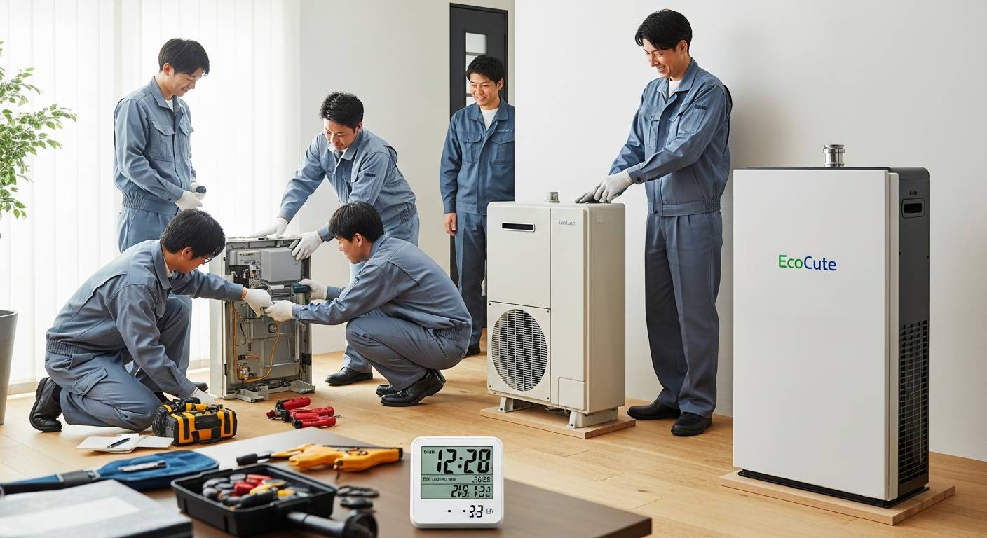 福山市のエコキュート交換事情：即日対応可能な最新サービスと業者の実力