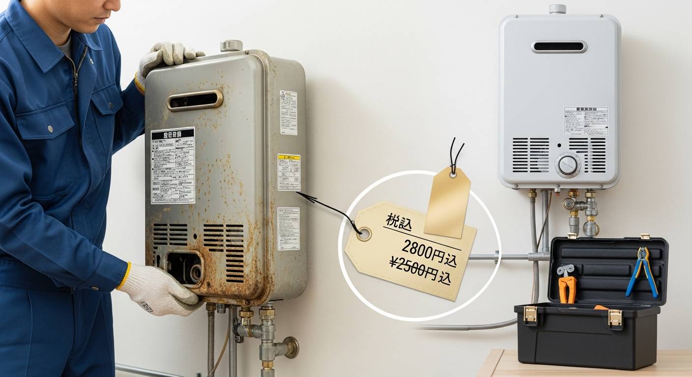 壊れる前に検討を！福山市での給湯器交換タイミングと費用相場