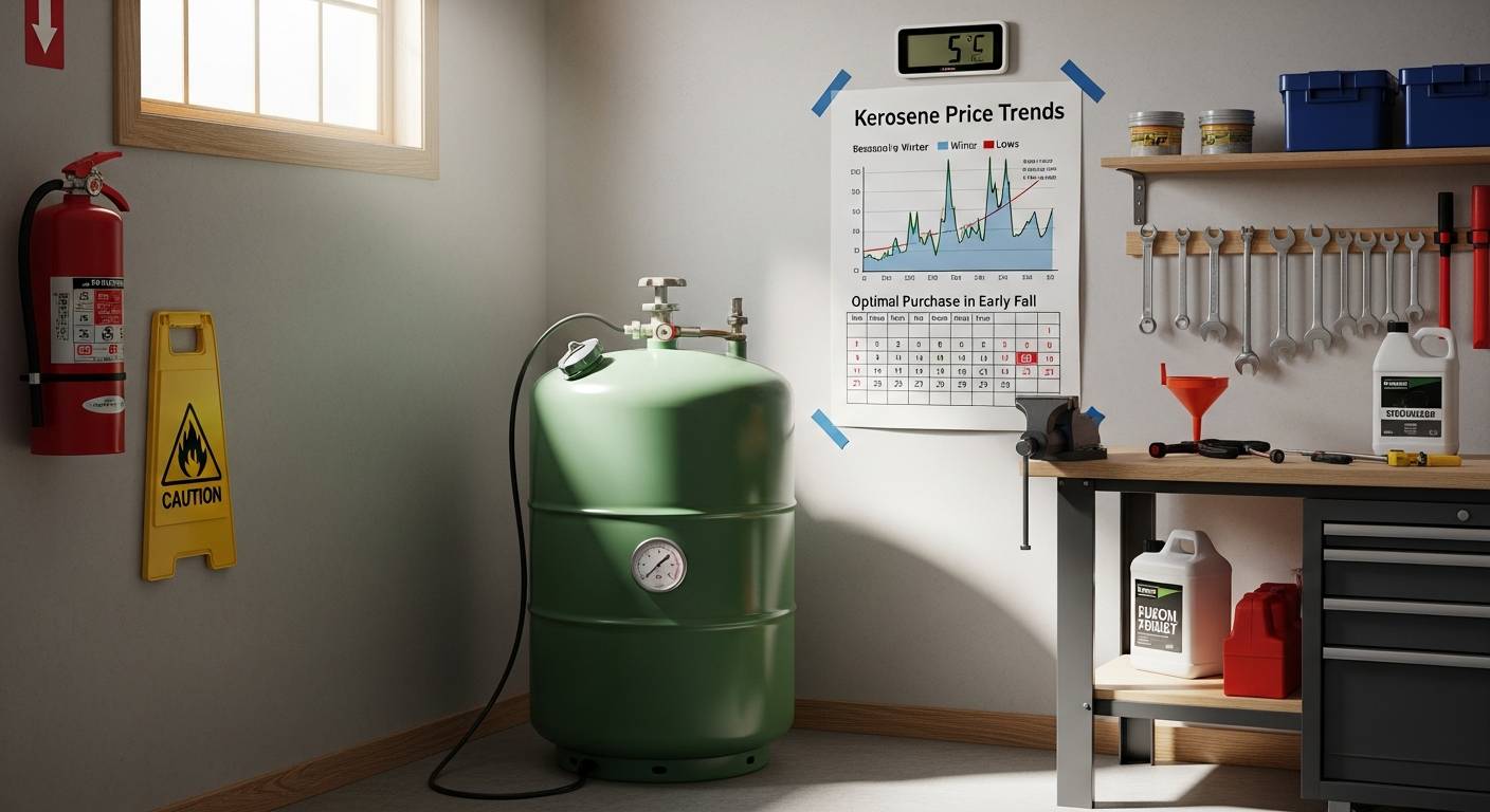 ボイラー燃料費高騰対策！灯油の賢い購入時期と保管方法