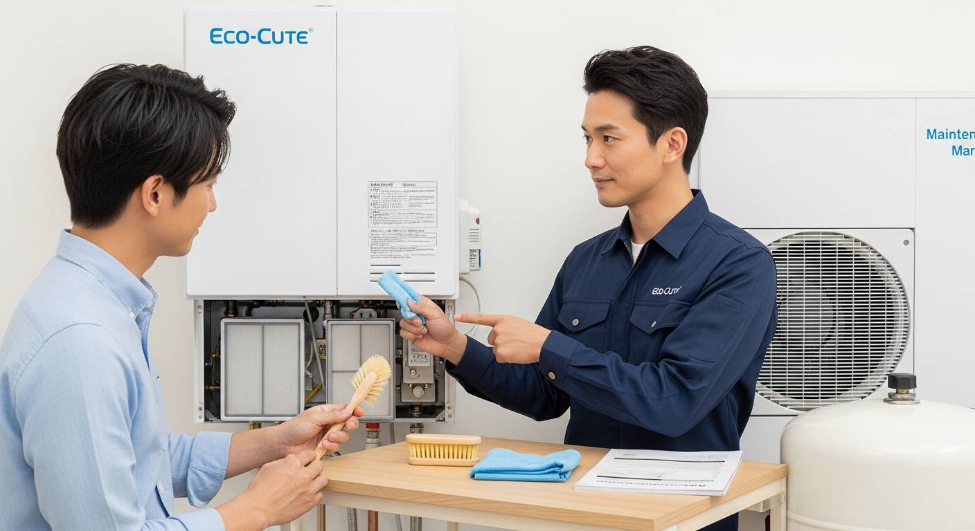 エコキュートのプロが教える簡単セルフメンテナンス方法