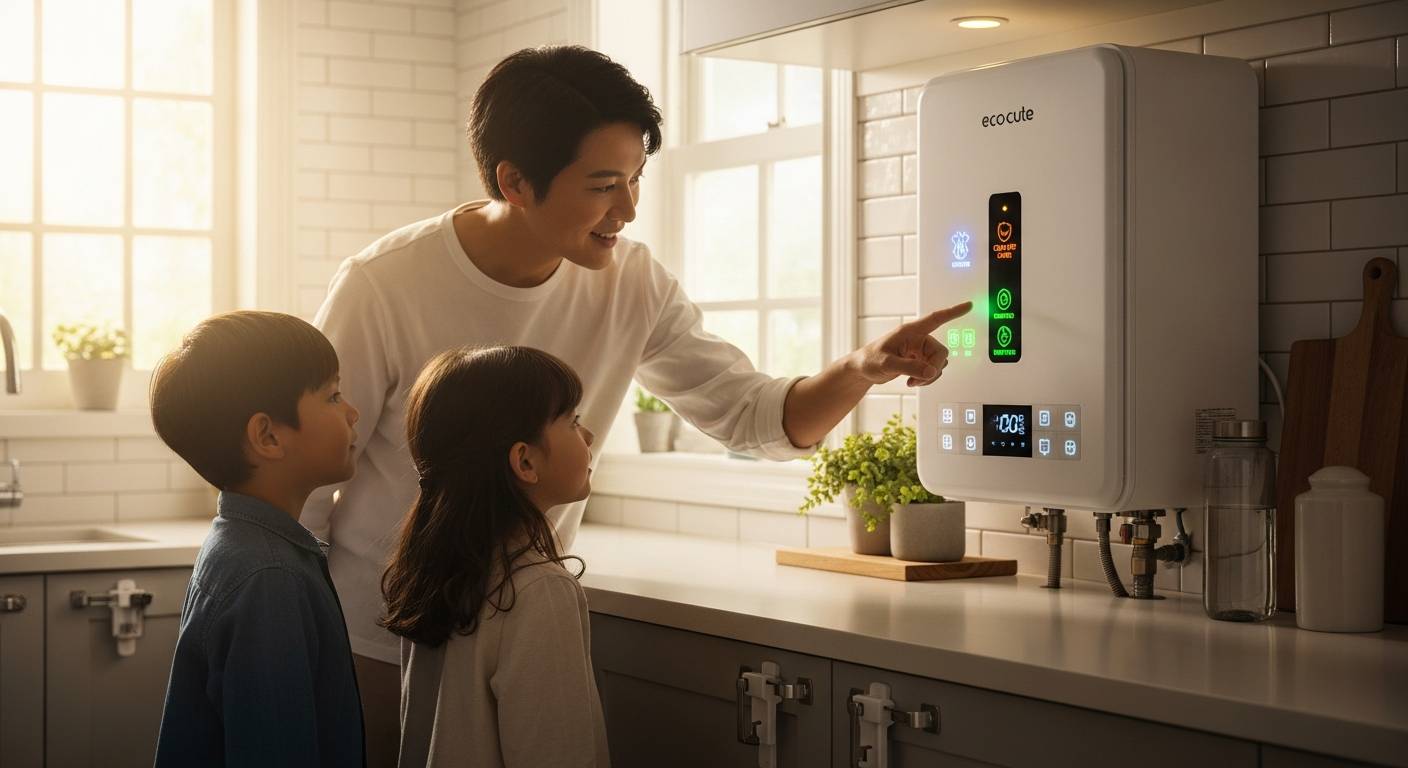 子どもの安全を守るエコキュート選びで絶対に確認すべき機能とは