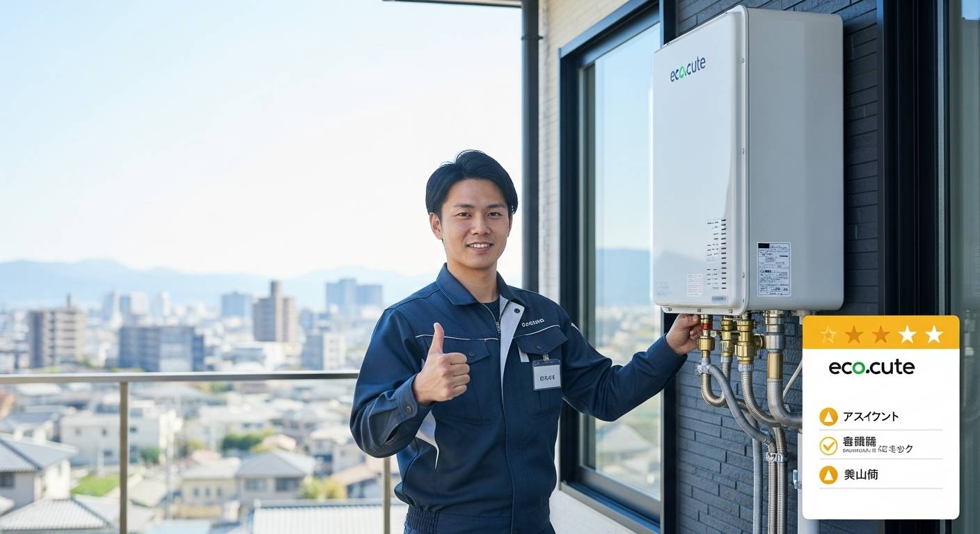 福山市で評判のエコキュート交換業者ランキング：即日対応の実態と満足度調査