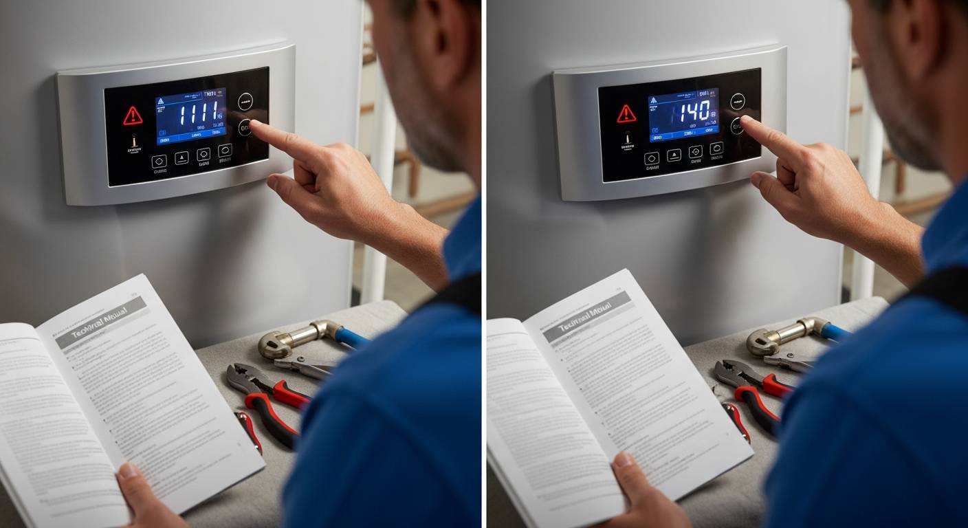 プロが解説！給湯器エラーコード111と140の違いと最適な対応策