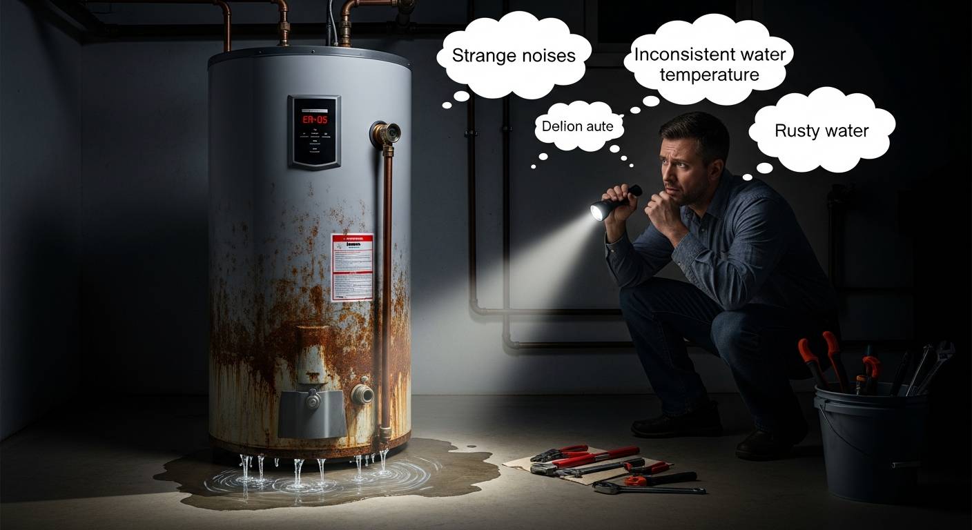 給湯器が突然壊れる前に知っておくべき寿命のサイン