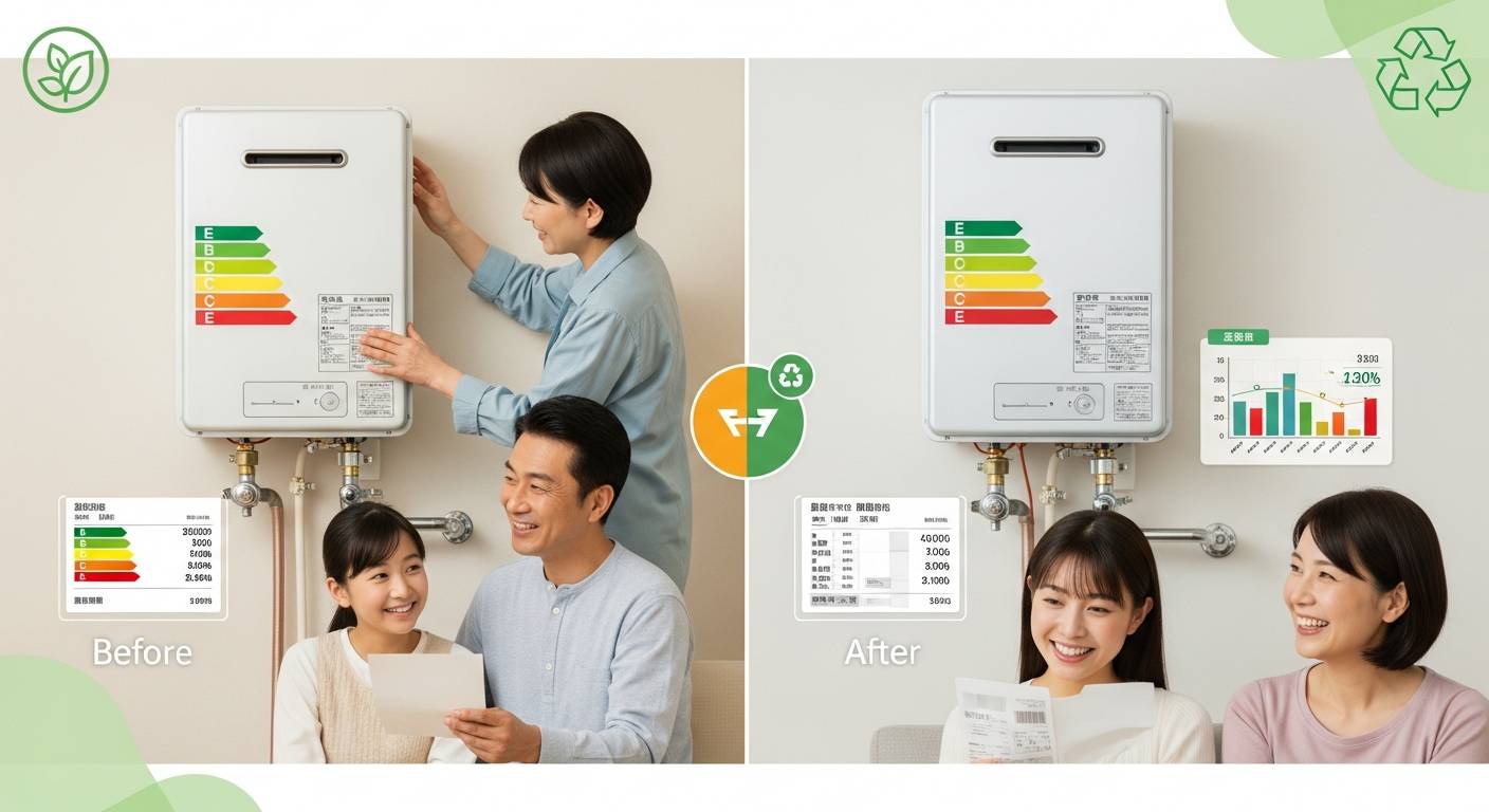 エコで省エネ！福山市給湯器交換で実現した光熱費削減事例集