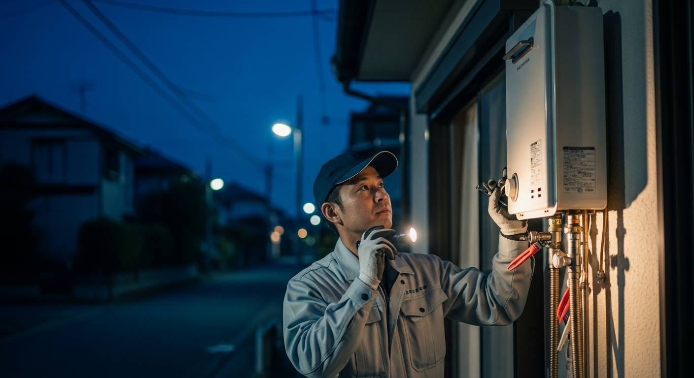 府中市のガス給湯器修理、深夜や早朝でも対応してくれる業者はある？