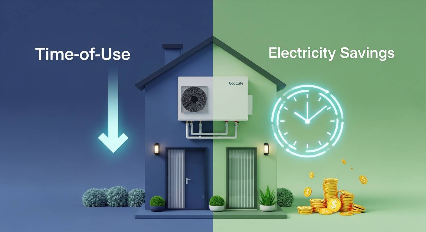エコキュートの電気代を劇的に下げる時間帯別活用テクニック