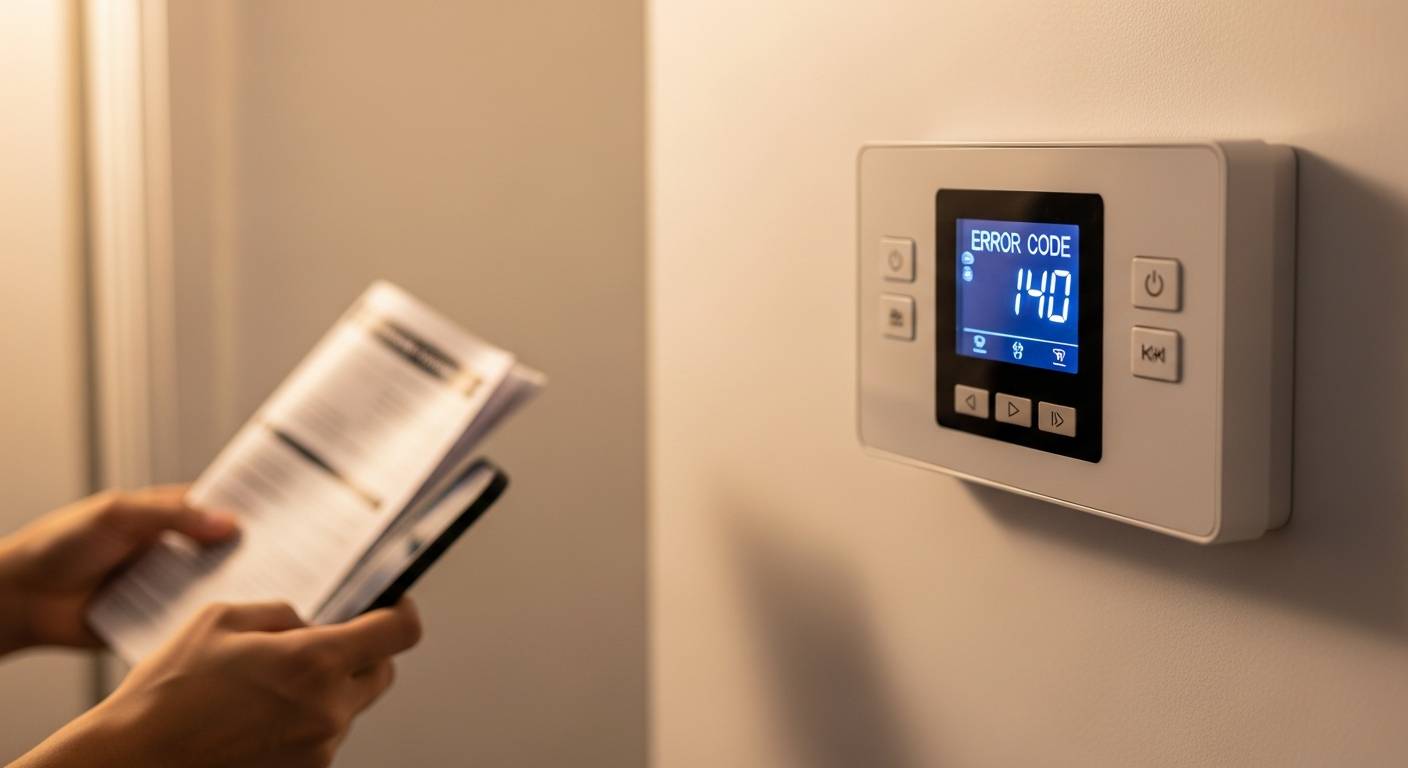 給湯器エラーコード140の意味と自分でできるトラブルシューティング