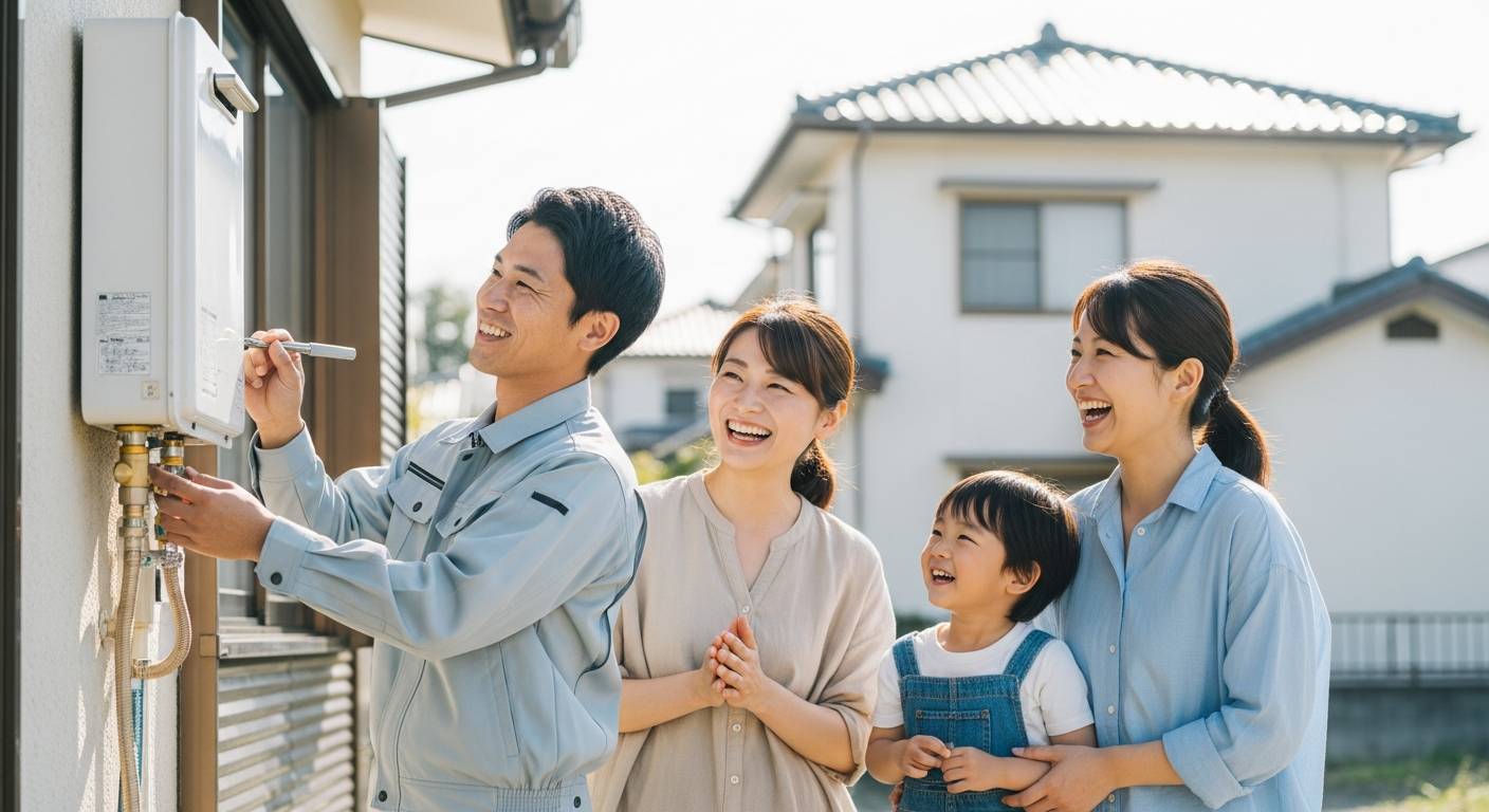 福山市の家族を笑顔にする地域密着給湯器専門店の技