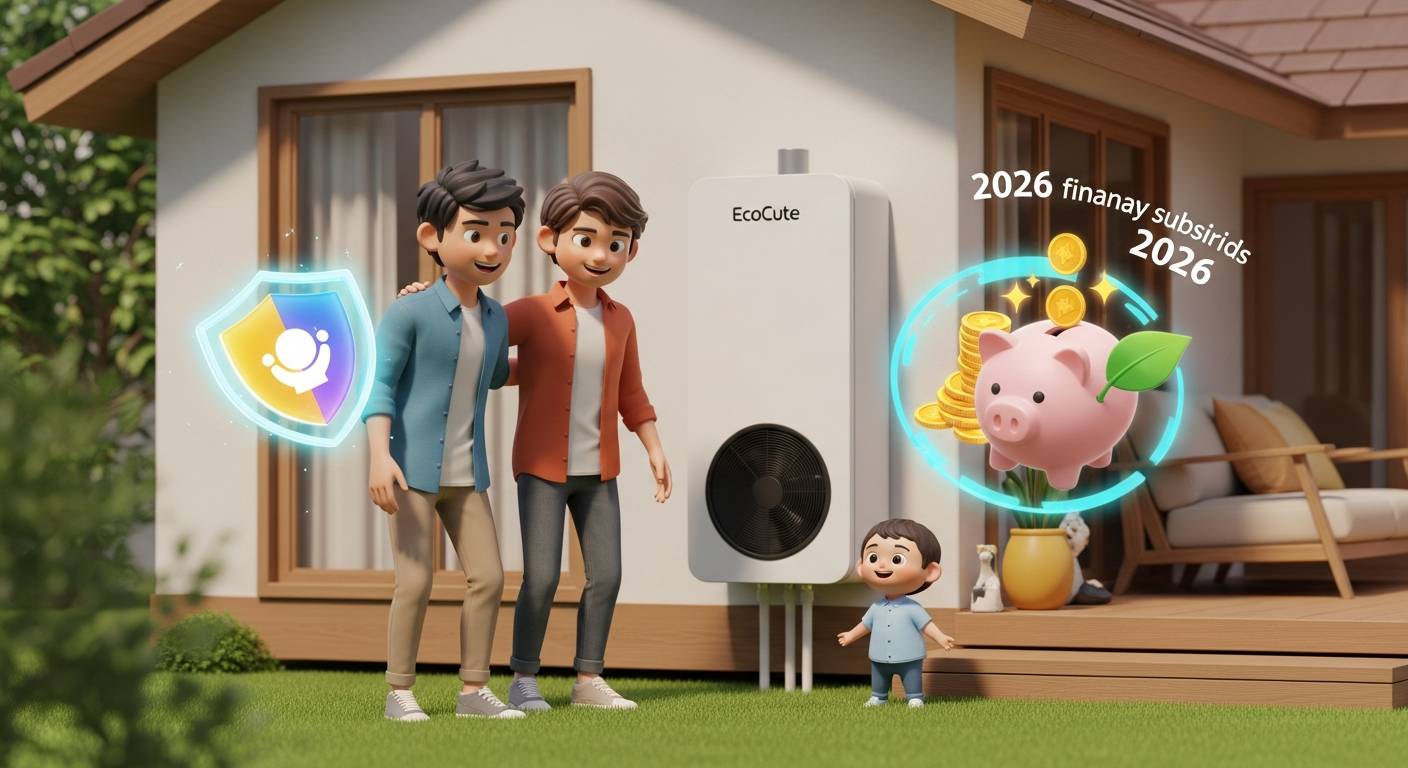 子育て世帯のエコキュート導入マニュアル！安全機能と2026年最新補助金まとめ