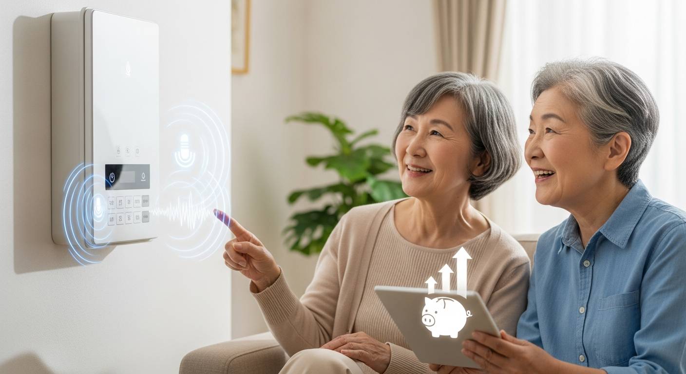 高齢者宅の給湯器見直しタイミングは今！音声案内機能と最新補助金をチェック
