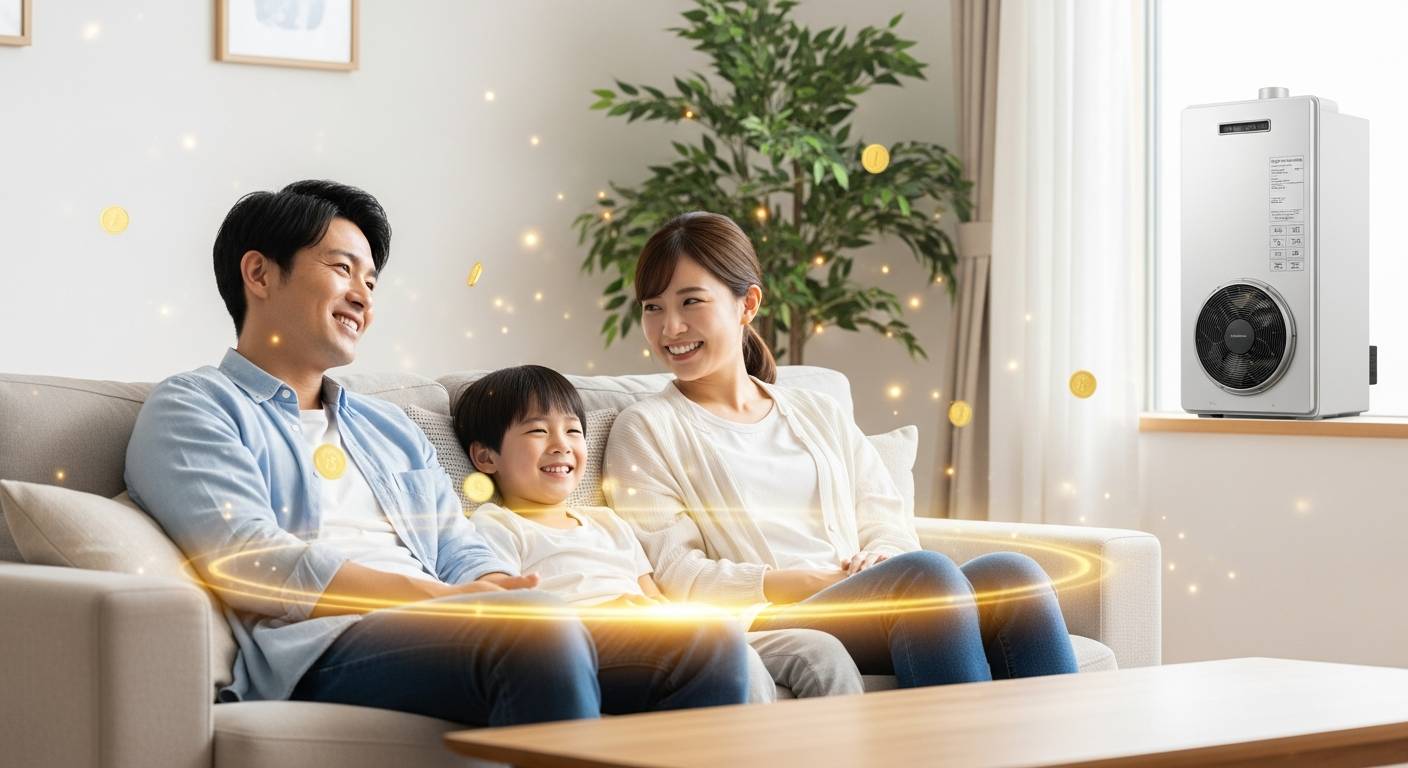 2026年版エコキュート補助金を徹底解説！子育て世帯の安全な暮らしをサポート