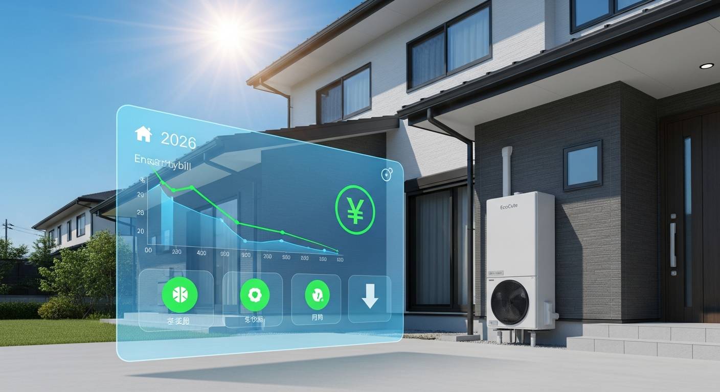 猛暑の2026年だからこそ知りたいエコキュート電気代節約の極意