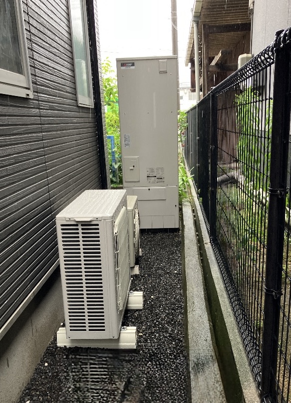 福山市引野町　エコキュート取替工事